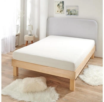Bettwaren-Shop BettwarenShop Jersey-Elasthan Spannbettlaken Multi-Stretch 180x200 200x220 cm wollweissBettwarenShop Jersey-Elasthan Spannbettlaken Multi-Stretch