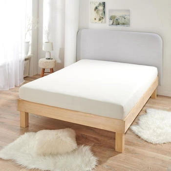 Bettwaren-Shop BettwarenShop Jersey-Elasthan Spannbettlaken Multi-Stretch 120x200 130x220 cm wollweiss