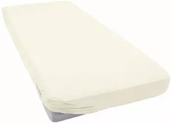 Prinz Exklusiv Mako-Jersey Spannbetttuch 02010 90-100 x 200 cm Ecru