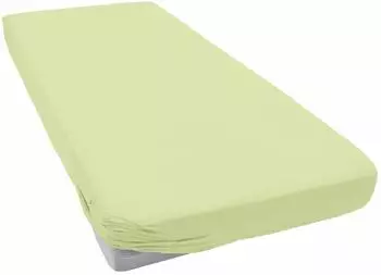 Prinz Exklusiv Teddy-Flausch Spannbetttuch 09005 100 x 200 cm Limone