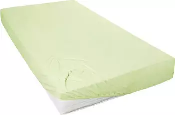 Prinz Exklusiv Mako-Jersey Spannbetttuch 02010 90-100 x 200 cm Limone