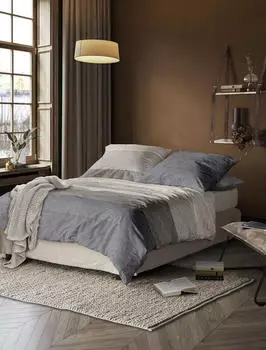Irisette Edel-Feinbiber Bettw&auml;sche Set Koala 8430 natur 155x220+80x80cm