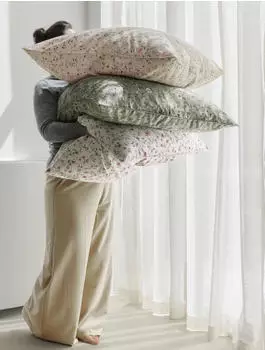Irisette Mako-Satin Bettwäsche Set Tokio 8567 grün 135x200+80x80cm