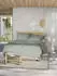Irisette Mako-Satin Bettwäsche Set Tokio 8567 grün 135x200+80x80cm