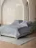 Irisette Mako-Satin uni Bettwäsche Set uni Paris 8000 blau 155x220cm