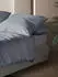 Irisette Mako-Satin uni Bettwäsche Set uni Paris 8000 blau 155x220cm