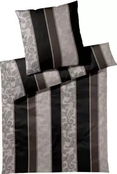 Joop! Paisley Stripes 4121 135x200 + 40x80 cm Black