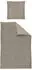 Irisette Flausch-Baumwolle Bettwäsche-Garnitur Loyd-8835 silber-11 200x200+2x80x80cm