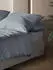 Irisette Mako-Satin uni Bettwäsche Set uni Paris 8000 blau 240x220cm