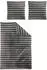 Irisette Mako-Satin Bettwäsche-Garnitur Wave-HK 8559 grau 200x200+80x80cm