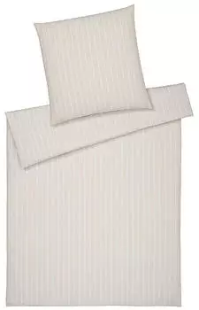 Elegante Bettwäsche-Garnitur Humble 7122-7 Sand 80/80 135/200