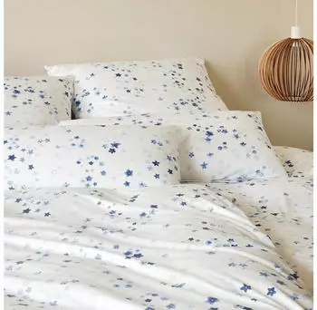 Elegante Bettw&auml;sche-Set Pretty 3612-2 Blau 80/80 135/200