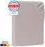 AM Qualitätsmatratzen Spannbettlaken Baumwolle, Bettlaken für Matratzen (1 Stück), 80x200x30, Taupe