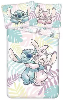 Jerry Fabrics Lilo Und Stitch 140x200+70x90 cm Leaves