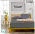 BuyMax Spannbettlaken 2-er Set, Doppelpack, Bettlaken, Jersey, Rundumgummi (2 Stück) Anthrazitgrau, 90x200 cm