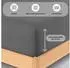 BuyMax Spannbettlaken 2-er Set, Doppelpack, Bettlaken, Jersey, Rundumgummi (2 Stück) Anthrazitgrau, 90x200 cm