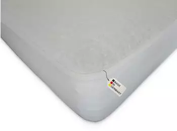 DUKAL Matratzenauflage Molton Spannbettlaken, aus Kalmuck-Molton, 100x220 cm, mit Spannumrandung