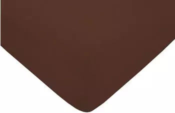 DUKAL Spannbettlaken aus Frottee-Stretch, Gummizug: rundum, 120x200 - 130x200 cm, mit Spannumrandung, Braun