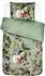 Essenza Fleur Bettwäsche-Set Baumwollsatin quiet green 135x200+80x80cm