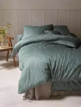 Irisette Rio Jacquard-Satin Bettw&auml;sche gr&uuml;n 155x220cm (Rio 8643)