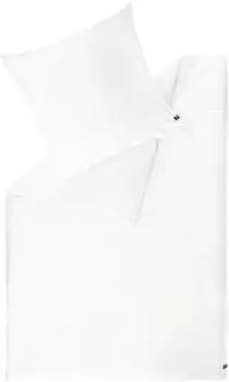 Sch&ouml;ner Wohnen Plain Satin-Bettw&auml;sche, wei&szlig;, 140x200cm (77368-001-140-200)