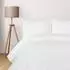 Komfortec Bettwäsche Deluxe 200x200cm, 3-teilig, Mikrofaser, weiß (kmf-hotelbbezug-200x200+80x80-Weiss)