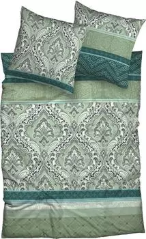 CASATEX Verena Bettw&auml;sche Mako-Satin, salbei, 155x220cm (55851)