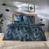 Estella Lino Bettwäsche Mako-Satin, navy, 135x200cm (3-teilig)
