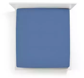Formesse Bella Donna Jersey Spannbettlaken 120x190-130x220cm, meeresblau (0208)