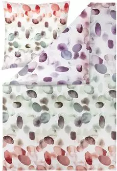 Estella Millie Mako-Satin Bettw&auml;sche 135x200+80x80cm, bunt (4833-985)