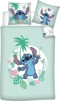Aymax! Stitch Hawaii Bettwäsche-Set, 100% Baumwolle, 140x200cm (020STITCH)