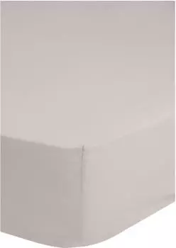 Good Morning Spannbettlaken Renforc&eacute; 90x200cm, 100% Baumwolle, sand