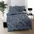Kaeppel Glory Interlock-Jersey Bettwäsche Paisley blau, 155x220cm (80x80cm)