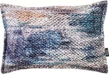 done Glam Colour Kissenh&uuml;lle meliert, blau/rost/silber, 40x60cm (99853367-0)