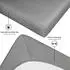 Schöner Wohnen Basic Spannbettlaken Jersey-Baumwolle grau 100x200cm 2er-Pack