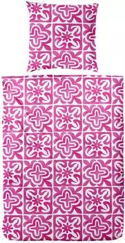 Primera Morocco Renforc&eacute;-Bettw&auml;sche 135x200cm, pink, 100% Baumwolle (21615747-0)