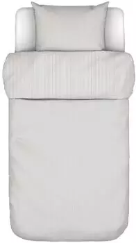 Marc O'Polo Classic Fine Stripe Bettw&auml;sche, anthrazit, 100% Bio-Baumwolle, 135x200cm