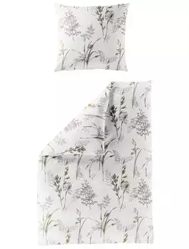 Bierbaum Bettwäsche Mako-Satin puder 135x200cm (4130-60)