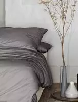 Irisette Bettw&auml;sche "Premium Satin Bettw&auml;sche Paris" 2 Stk. hochwertige Uni Premium