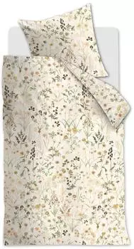 Beddinghouse Olivia Bettw&auml;sche-Garnitur, Mako-Satin, natural