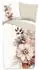 Good Morning Vester Wendebettwäsche Renforcé, 200x200cm + 2x80x80cm, Blumen, beige (Vester)