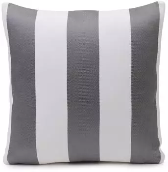 Gözze Bali Dekokissen outdoor, anthrazit/weiß gestreift, 40x40cm (96495900-1)