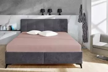 Primera Cozy Cotton Spannbettlaken Biber, mauve, 180-200x200cm (38944620-0)