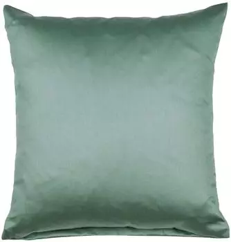 Janine Mako-Satin Bettw&auml;sche Colors 31001 - 40 x 40 cm, Salbeigr&uuml;n