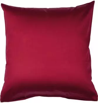 Janine Mako-Satin Bettw&auml;sche Colors 31001 - 80 x 80 cm, Bordeaux