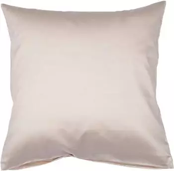Janine Mako-Satin Bettw&auml;sche Colors 31001 - 80 x 80 cm, Sand