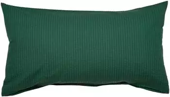 Janine Mako-Soft-Seersucker Bettw&auml;sche Piano 0125 - 40 x 80 cm, Waldgr&uuml;n
