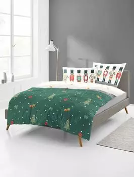 Bierbaum Biber Bettw&auml;sche 155x220 cm (80x80 cm) jade (532022)
