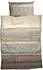 CASATEX Biber Bettwäsche Turi 155x220 cm (80x80 cm) beige-braun (531945)