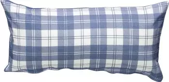 Dormisette Feinbiber-Kissenbezug 40x80 cm schieferblau (161164)